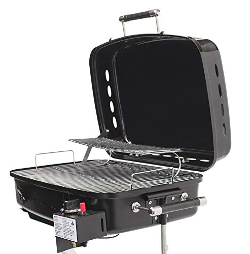 Flame King YSNHT500 RV Mounted Propane BBQ Grill 214 Sq In Cooking Surface