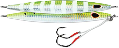 Williamson Lures KSJ170UVGSZ Kensaki Jig 170 6" 6oz Green Sardine Zebra UV