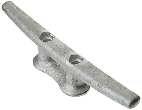 Dock Edge DE2810F Cast Iron Dock Cleat Galvanized 10 Inch