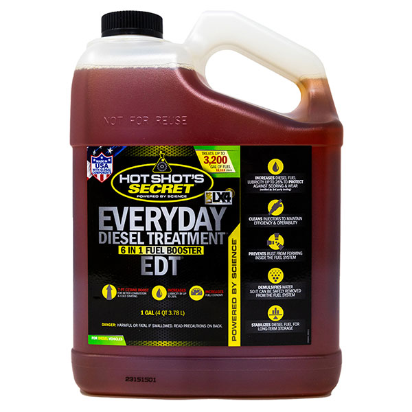 Hot Shots HSSEDT01G Everyday Diesel Treatment 1 Gallon Jug