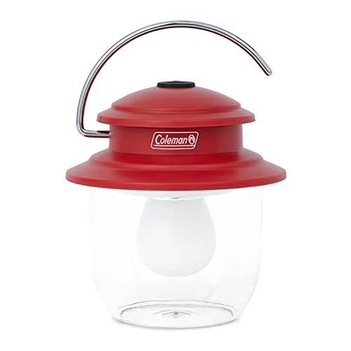 Coleman 2155767 Classic LED Lantern, 300L/500L Handheld Lantern with Hanging Handle, Durable & Water-Resistant Lantern with Long Runtime for Camping, Emergencies, & at-Home Usage