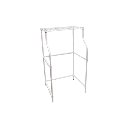 MagicChef MCSLS12W Compact Laundry Stand with Storage Shelf