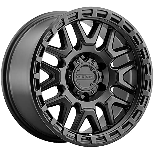 Picture of Raceline Wheels 953B-79050-12 Krank Satin Black Wheel Offset - 17x9 5x127 12mm