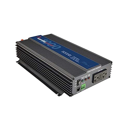 Samlex PST1000F12 1000W Pure Sine Wave Power Inverter 12V DC to 120V AC