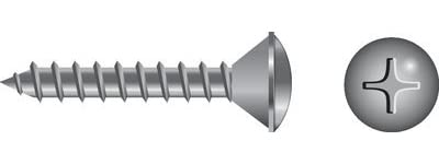 Seachoice SC0595 Phillips Tapping Screws - Oval Head