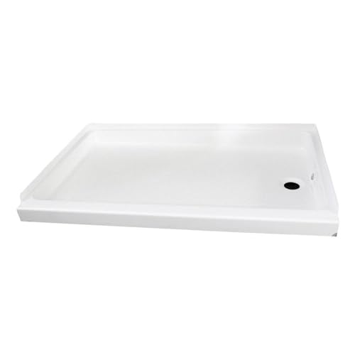 Specialty Recreation SP2440WR 24x40 RV Shower Pan Right Hand Drain White
