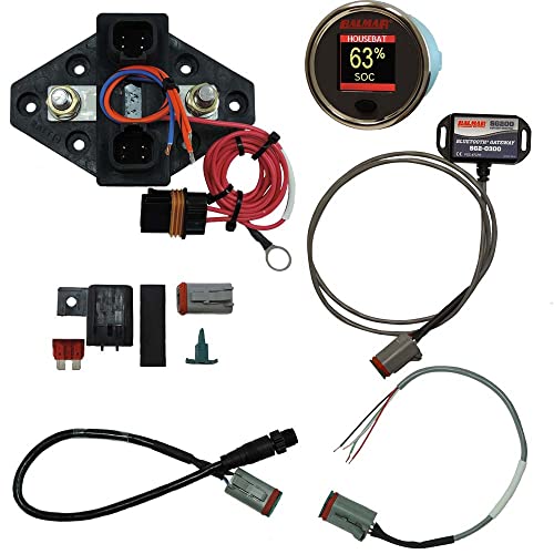 Balmar SG230 Battery Monitor Kit with NMEA 2000 Bluetooth Gateway and Color Display