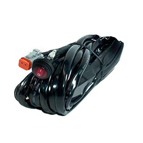 TFX Lighting WRHRNSS5 LED Light Bar Wiring Harness with Switch and Relay