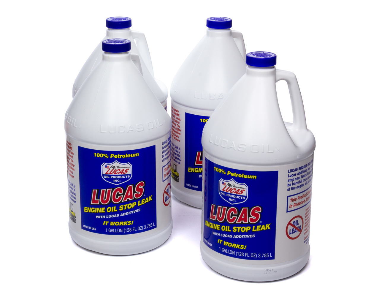 Picture of Lucas Oil 10279-4 Engine Oil Stop Leak - 4 Pack Case (4x1 Gallon)