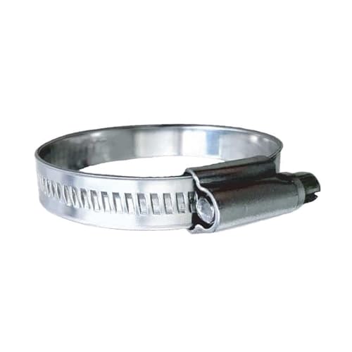 Trident Marine 710-0581 316 Stainless Steel Non-Perforated Worm Gear Hose Clamp SAE Size 10