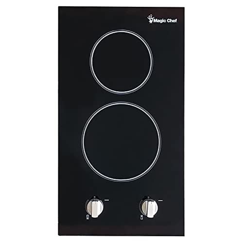MagicChef MCSCTE12BG2 12-Inch Electric Cooktop with Ceramic Glass Surface