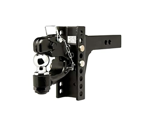 Blue Ox BXH13162 Adjustable Ball Mount 2" Receiver 6" Drop/Rise with 2-5/16" Ball and Pintle 13,000 lbs