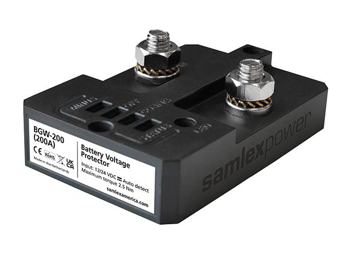 Samlex BGW-200 Battery Voltage Protector Waterproof 200 Amp Low Voltage Disconnect