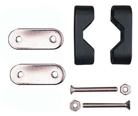 Sea-Dog Line 327101-1 Rail Mount Oval Plate Bracket Kit for 7/8"-1" Tubing