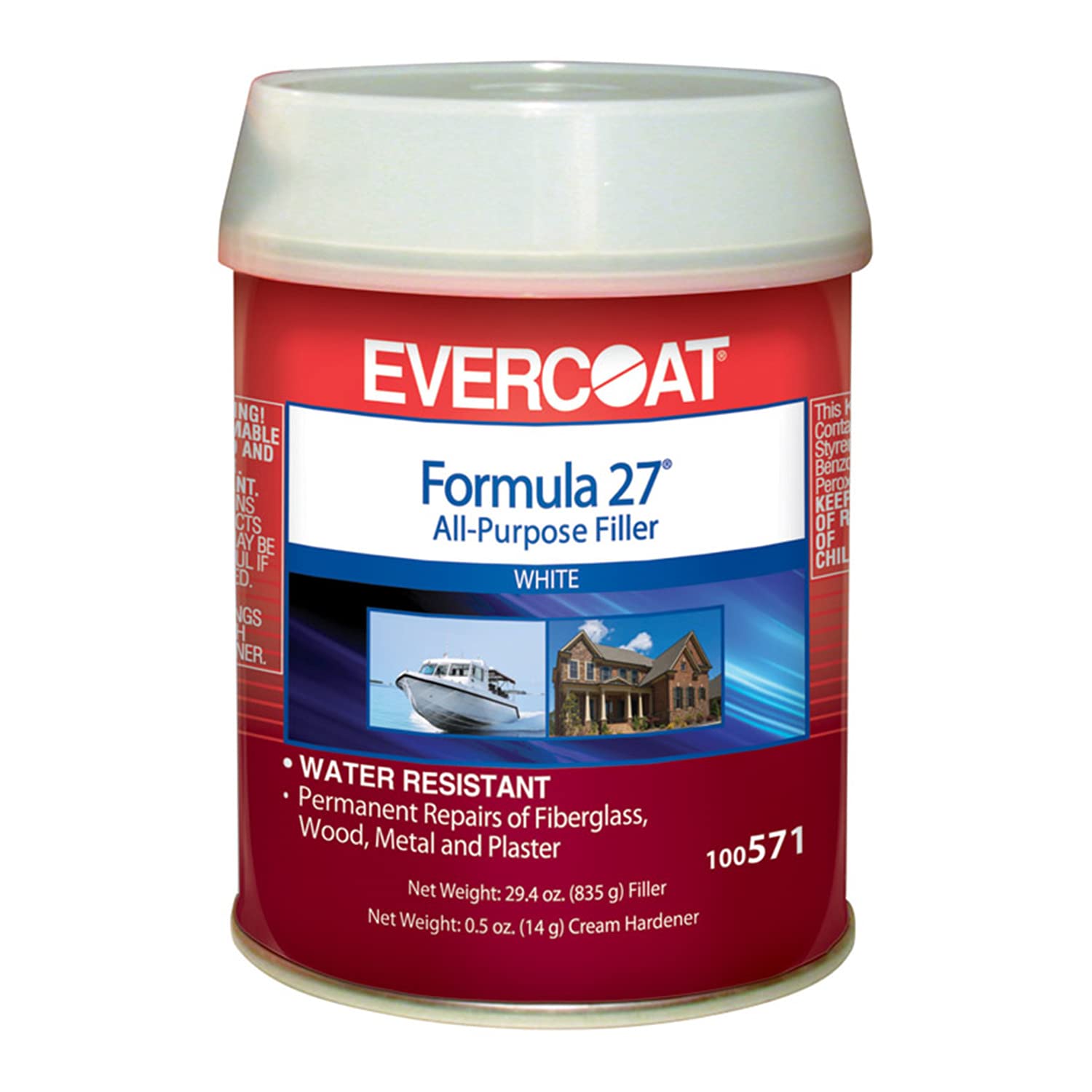 Evercoat 571 Formula 27 Fiberglass Reinforced Body Filler 1 Pint