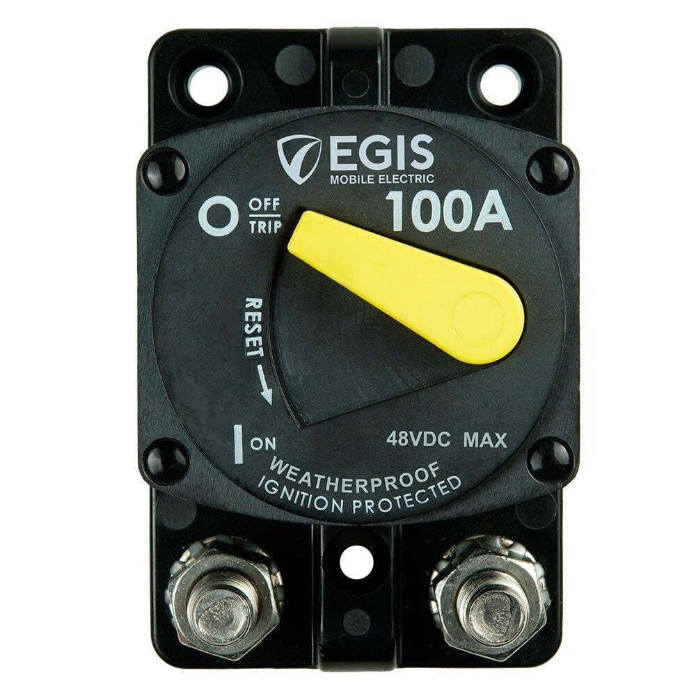 Egis Mobile Electric 4704-100 100A Surface Mount Circuit Breaker 48V