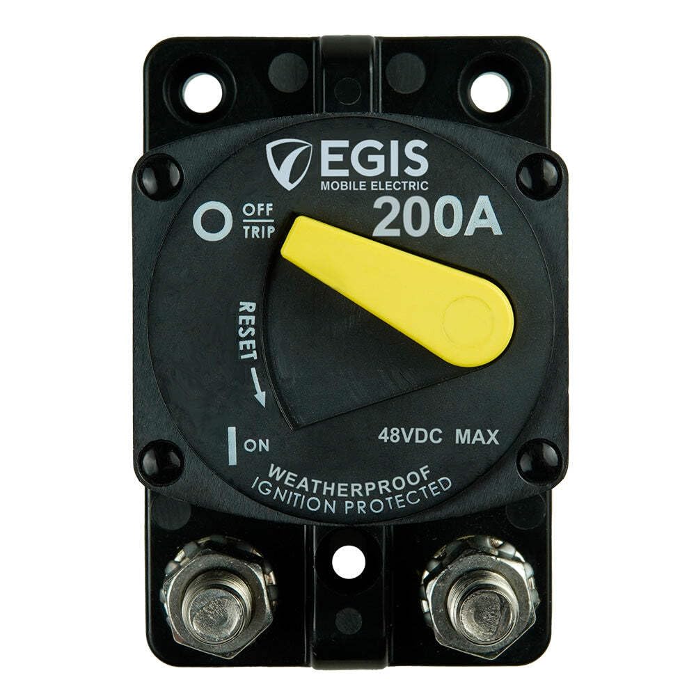 Egis Mobile Electric 4704-200 200A Surface Mount Circuit Breaker 48V DC