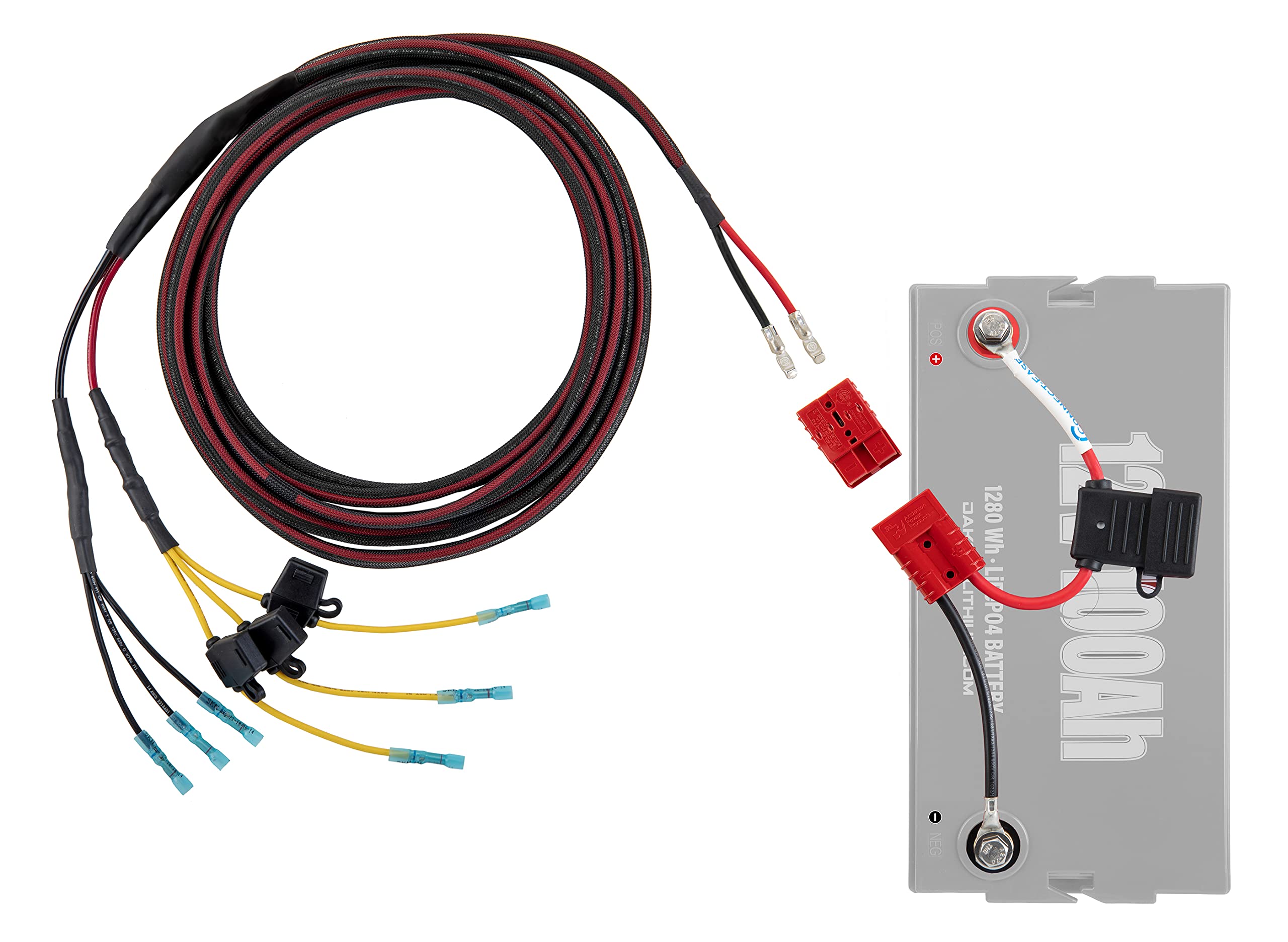 Connect-Ease RCE12VGRPTLR Graph Power Tiller Marine Wiring Harness Kit