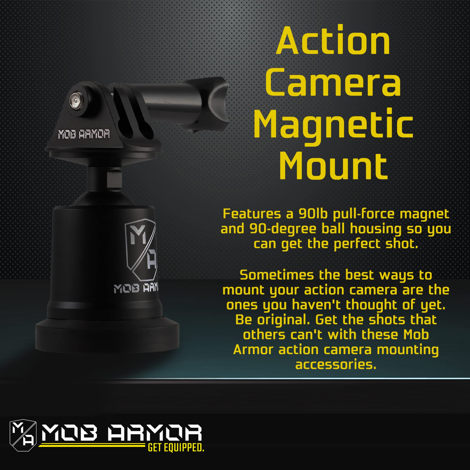 MOB Armor TABN-MX-BLK TABNETIC MAXX Magnetic Tablet Mount