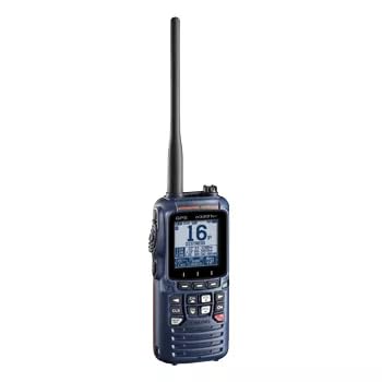 Standard Horizon HX891BTNB 6W Handheld VHF Marine Radio with GPS Bluetooth Navy Blue