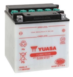 Picture of Yuasa Batteries YUAM22H30TWN Yumicron Conventional Battery - YB30L-B 12V 30Ah