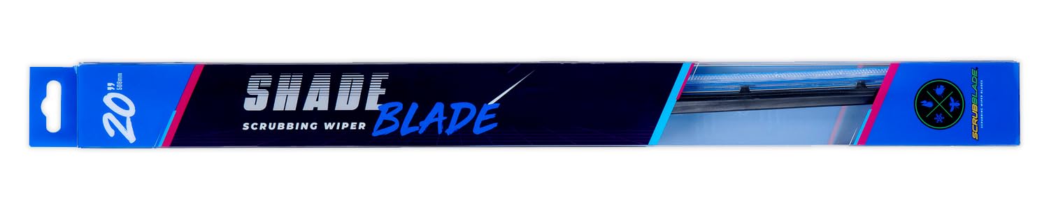 Scrubblade CBB1600 16" Silicone Shadeblade Wiper Blade Blue