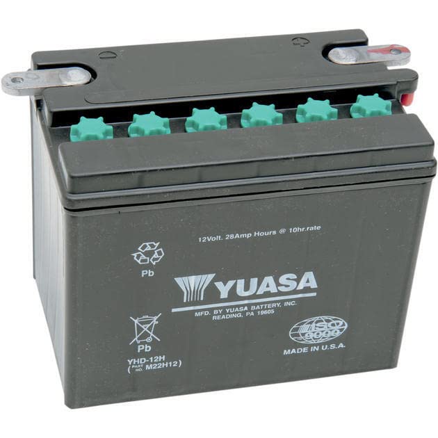 Picture of Yuasa Batteries YUAM22H12TWN YHD-12 Conventional 12V 29Ah Motorcycle Battery