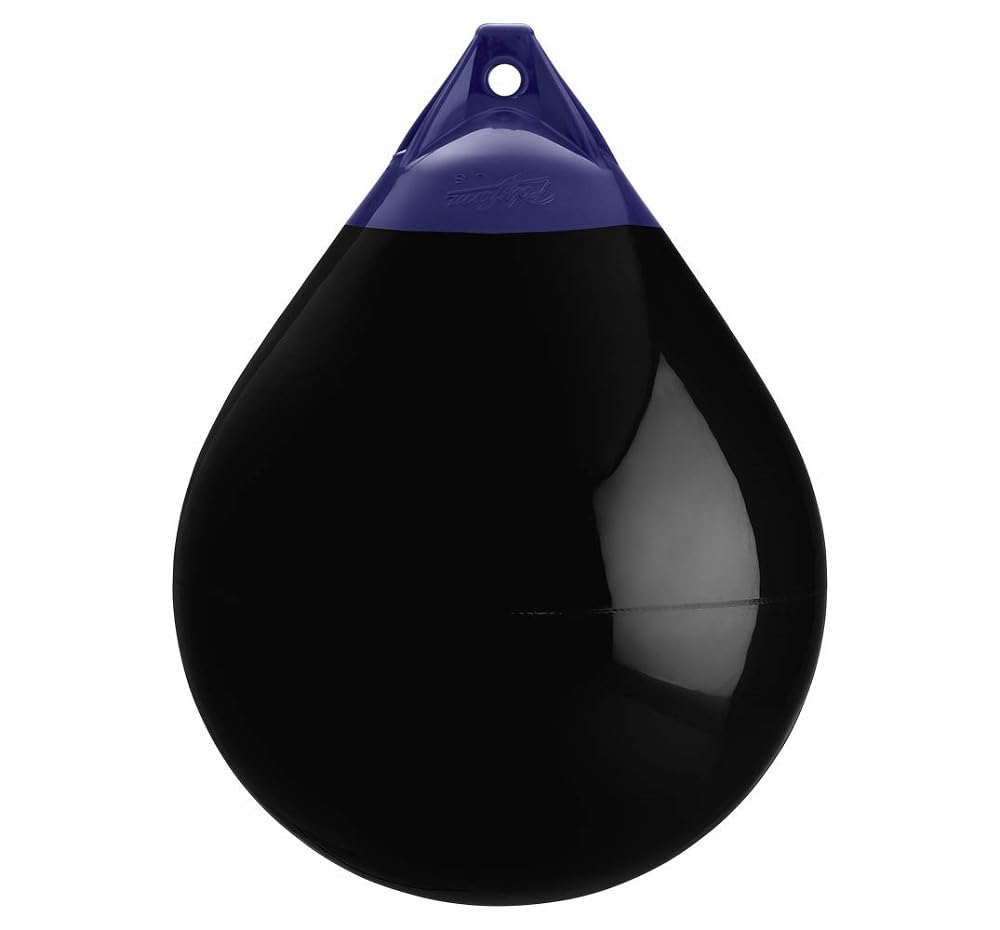 Polyform A-5-BLACK Marine Buoy 27" Diameter Heavy Duty Marker Float