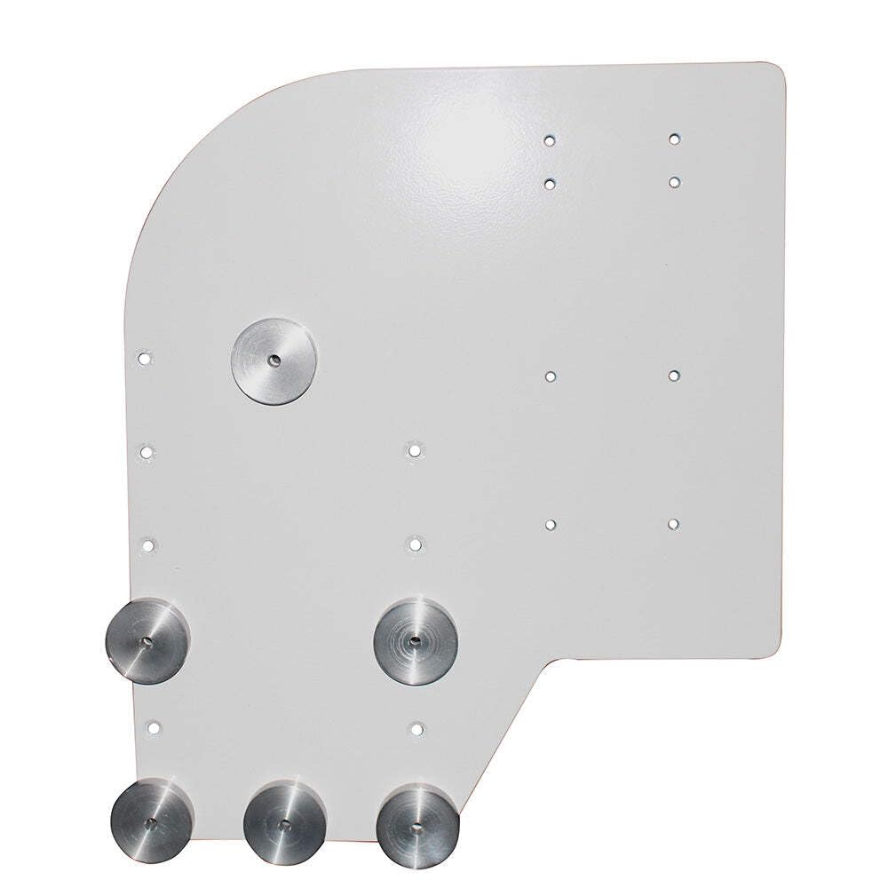 Sea Brackets SEA2380 Aluminum Backing Disks for Trolling Motor Mounts - 6 Pack