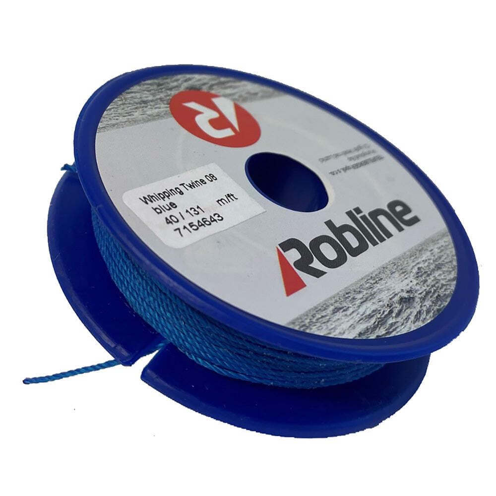 Robline TYN-08BLUSP Waxed Tackle Yarn 0.8mm x 40m Blue Whipping Twine