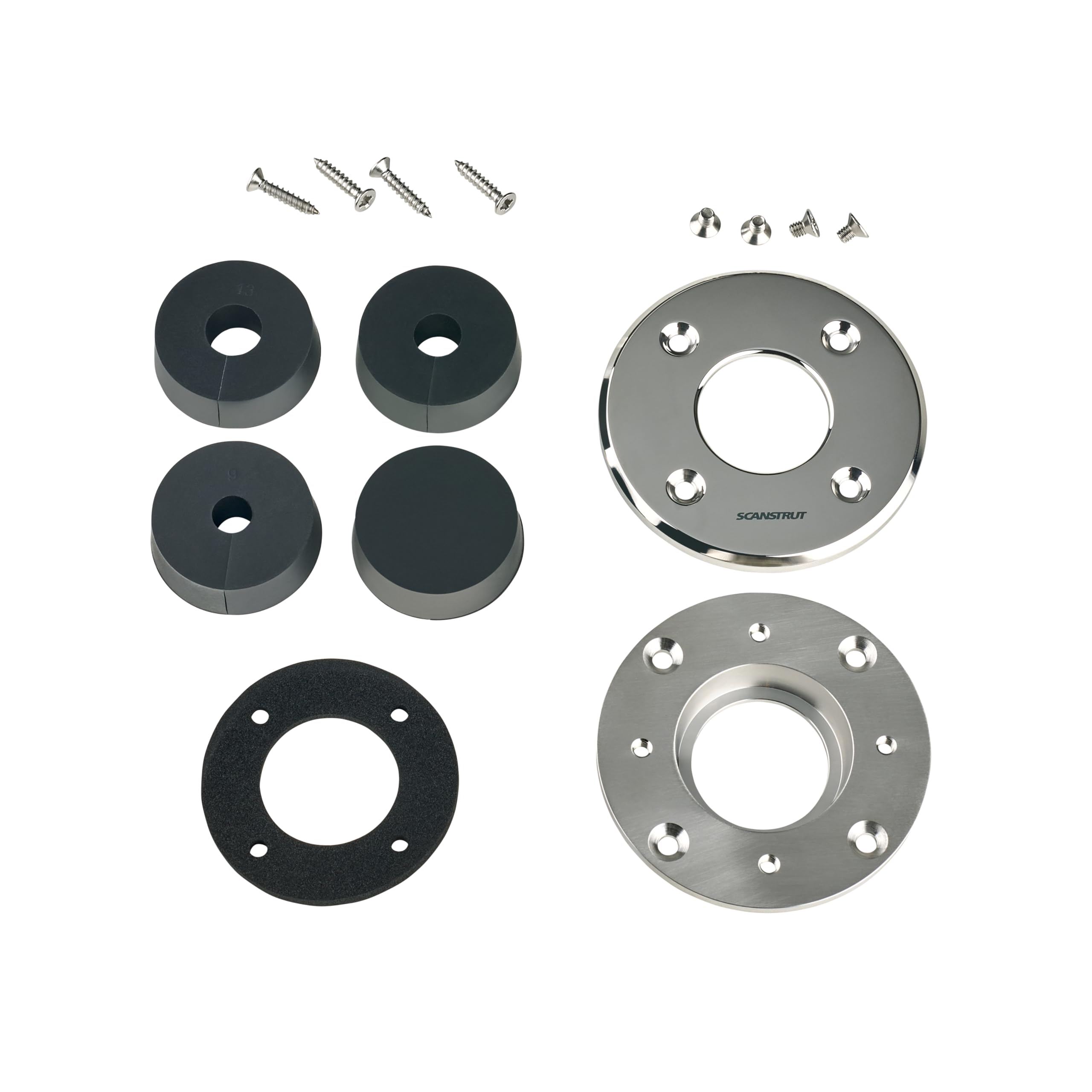 Scanstrut DS-LP-30-S Low Profile Cable Seal Stainless Steel 9-14mm