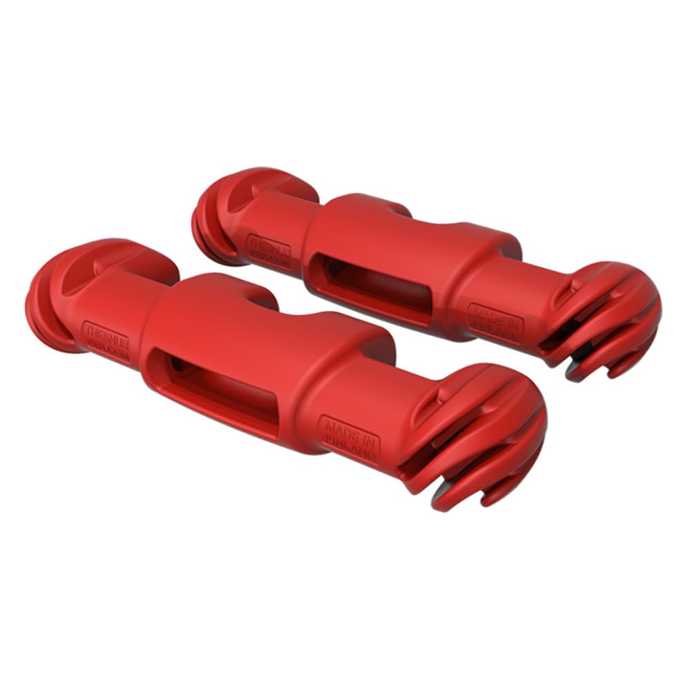 The Snubber S51206 Fender Fastener - Red - Pair