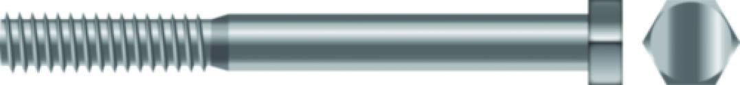 Seachoice SC30134 Cap Screws - Hex Head (Color:, Size: 1/2"-13 x 1, Option: 10/BG)