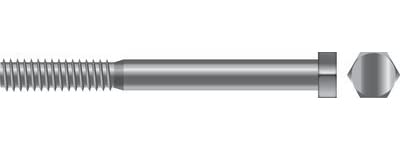 Seachoice SC0079 Cap Screws - Hex Head (Color:, Size: 5/16-18 x 1-1/2", Option: 25/BG)