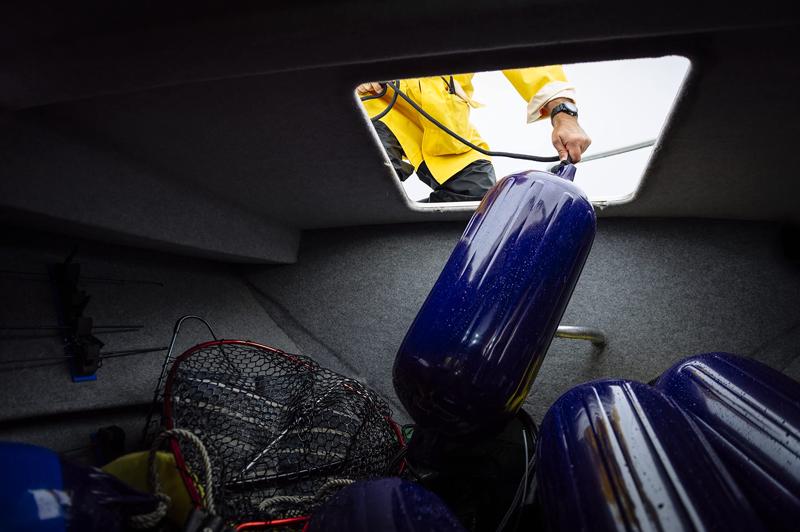 Polyform 88-110-807 Twin Eye G Series Boat Fender 8.8" x 26.8" Lime