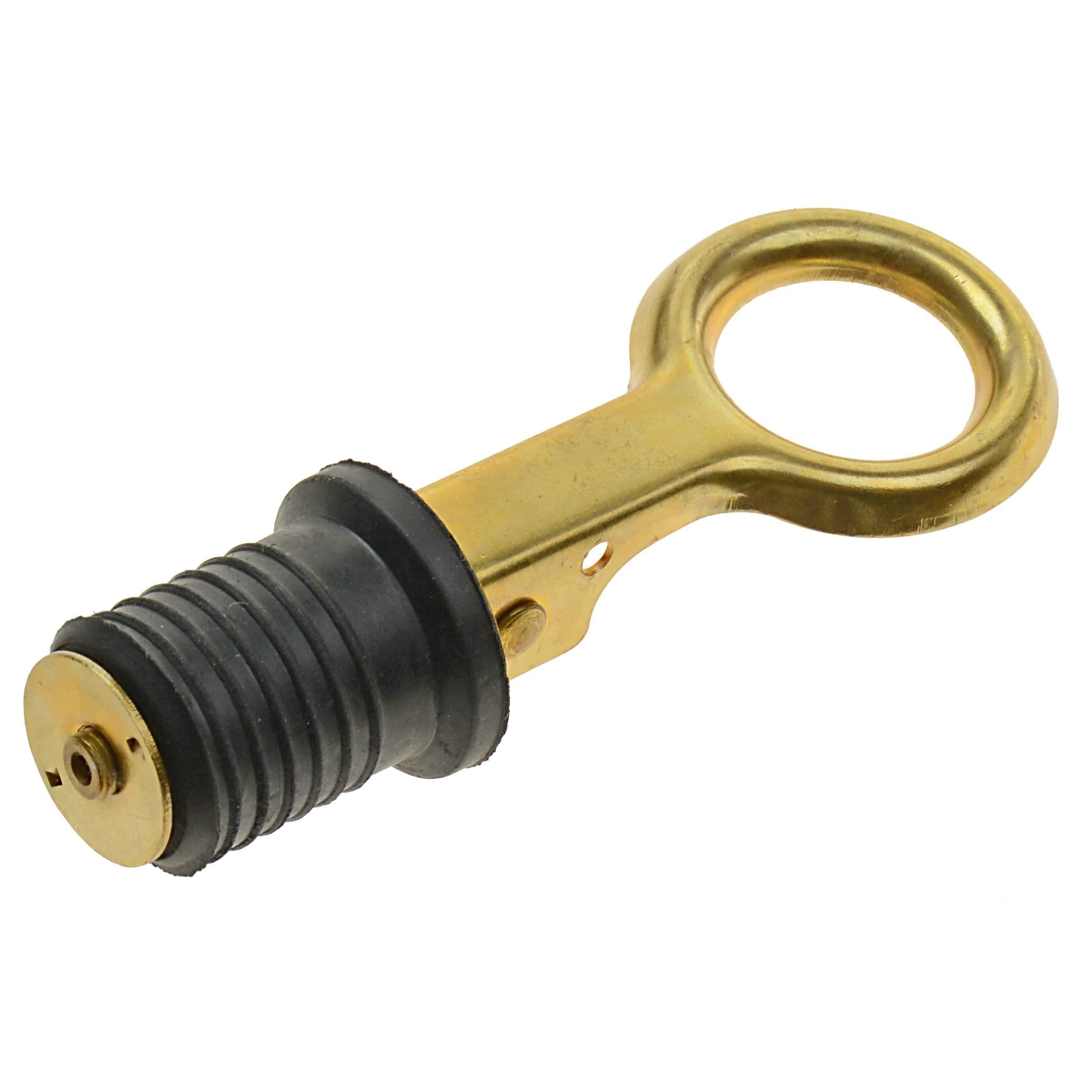 T-H Marine BE-PL-54842-DP Snap Drain Plug 1 Inch Brass