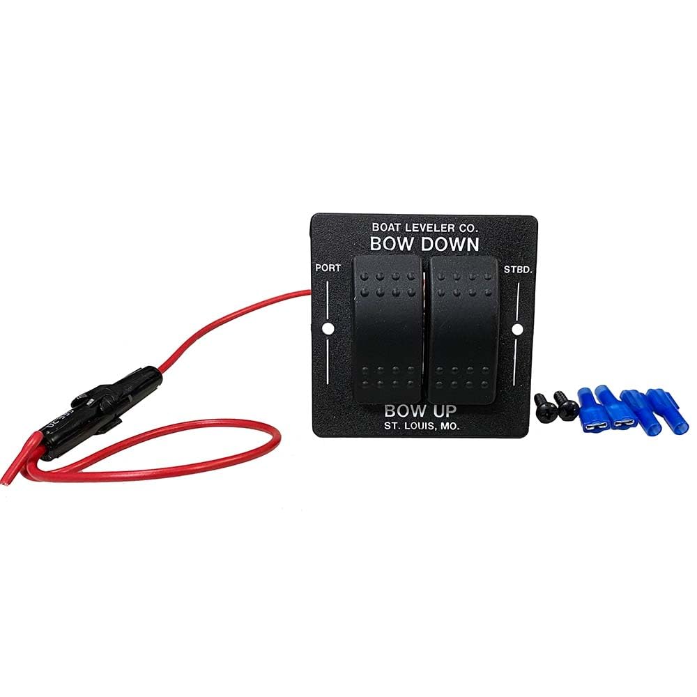 Boat Leveler Co. 12725 Waterproof Trim Tab Switch Black