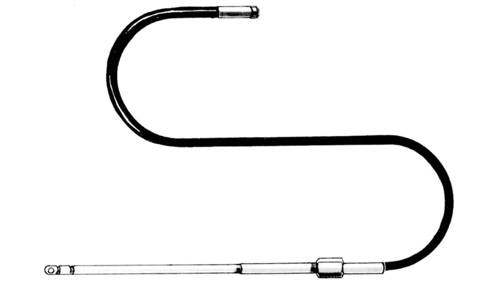 Ezy-Glide RC-0800 8 Foot Replacement Steering Cable for Ezy-Stik II & III Systems