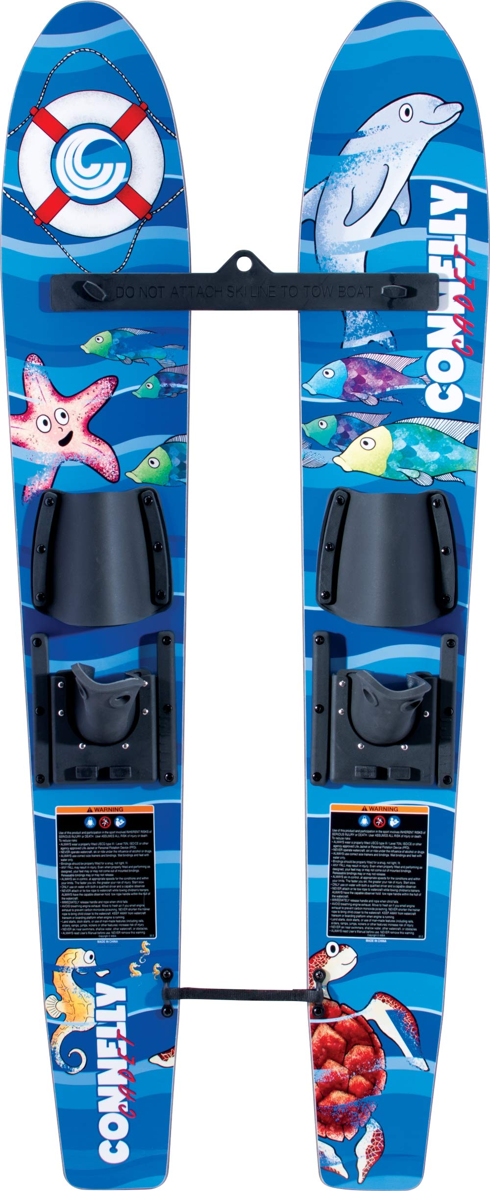 Connelly 61210310 Cadet Combo Water Skis with Child Adjustable Bindings
