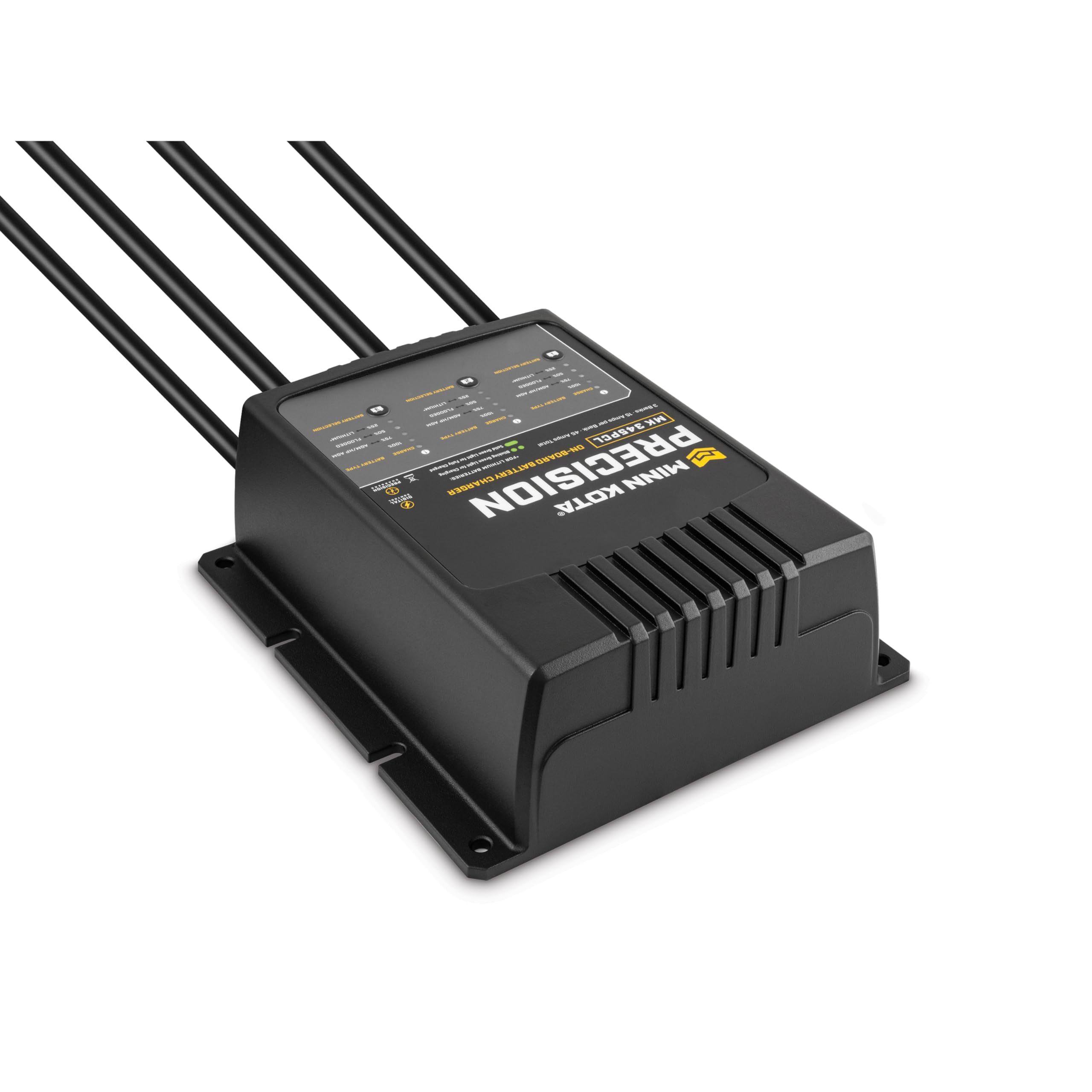 Minn Kota 1833454 Precision On-Board Battery Charger 3-Bank 15 Amp