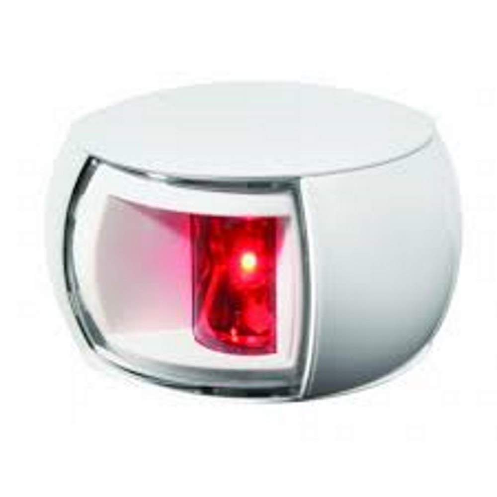 Hella 980520111 0520 Series' NaviLED Multivolt 8-28V DC 2 NM Compact Port Light with Clear Outer Lens and White Shroud