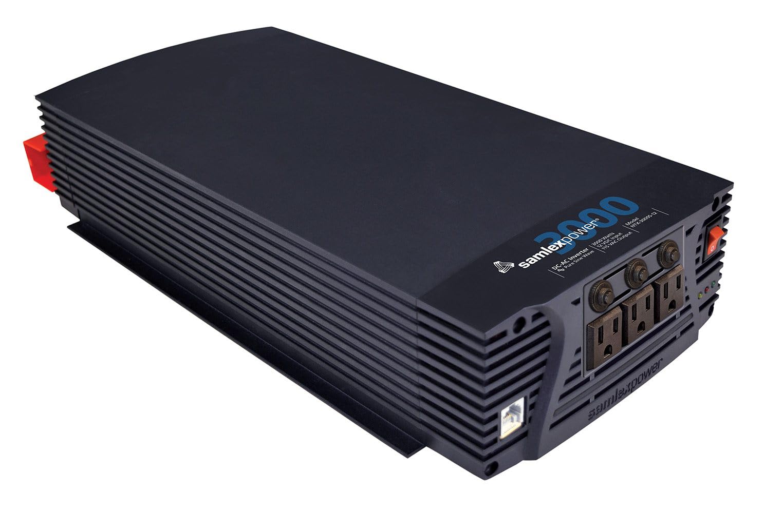 Samlex NTX-3000S-12 3000W Pure Sine Wave Power Inverter 12V DC to 120V AC