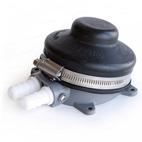 Whale Water Systems GP4634B Foot-Operated Galley Pump with 10mm Nipple