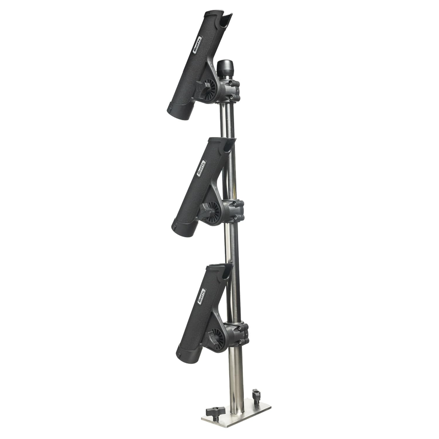 Scotty Downriggers 0333 Track Mounted Rod Tree with 3 Rodmaster II Rod Holders