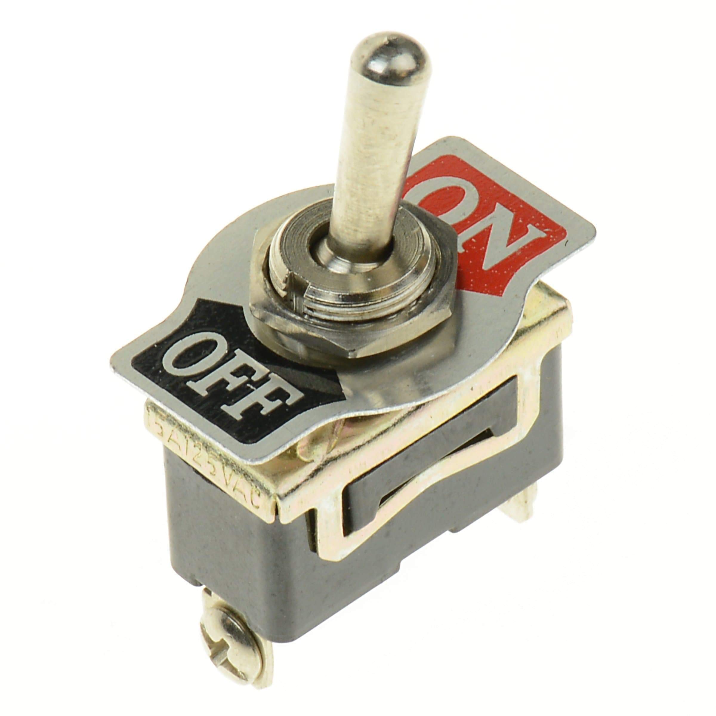 T-H Marine BE-EL-51330-DP Chrome Plated On-Off Toggle Switch 15 Amp 12V DC Marine Grade