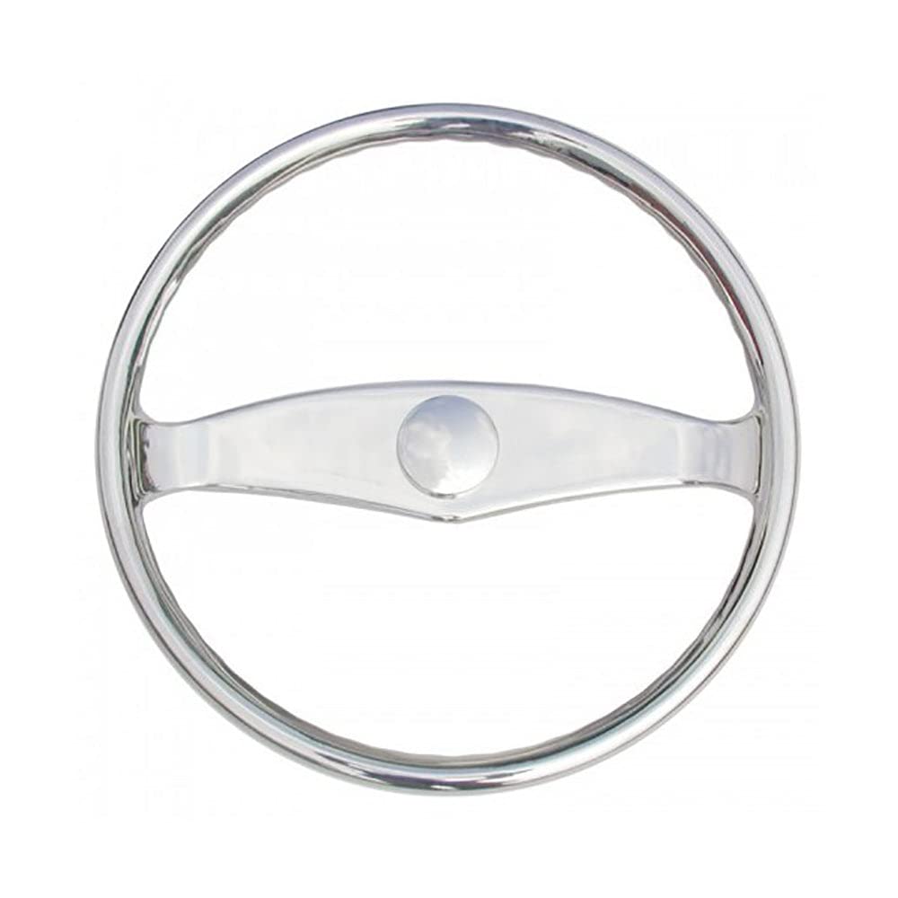 Schmitt Marine Steering Wheels 50002 15.5" Stainless Steel Wheel for 3/4" Tapered Shaft