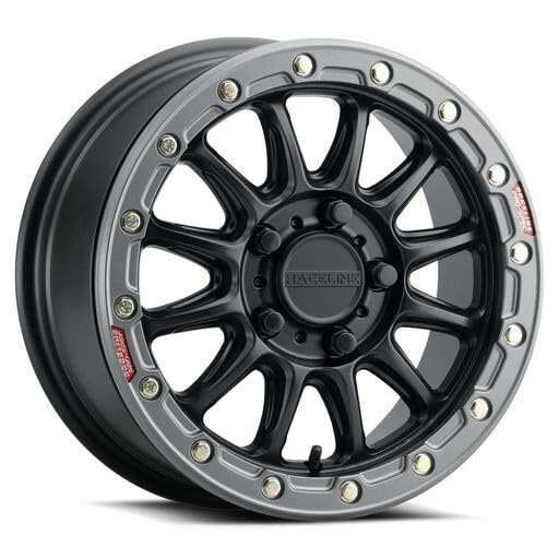 Picture of Raceline Wheels A14BG-57012+25 A14 Alpha Beadlock 15x7 Wheel 5x4.5 Black Gunmetal