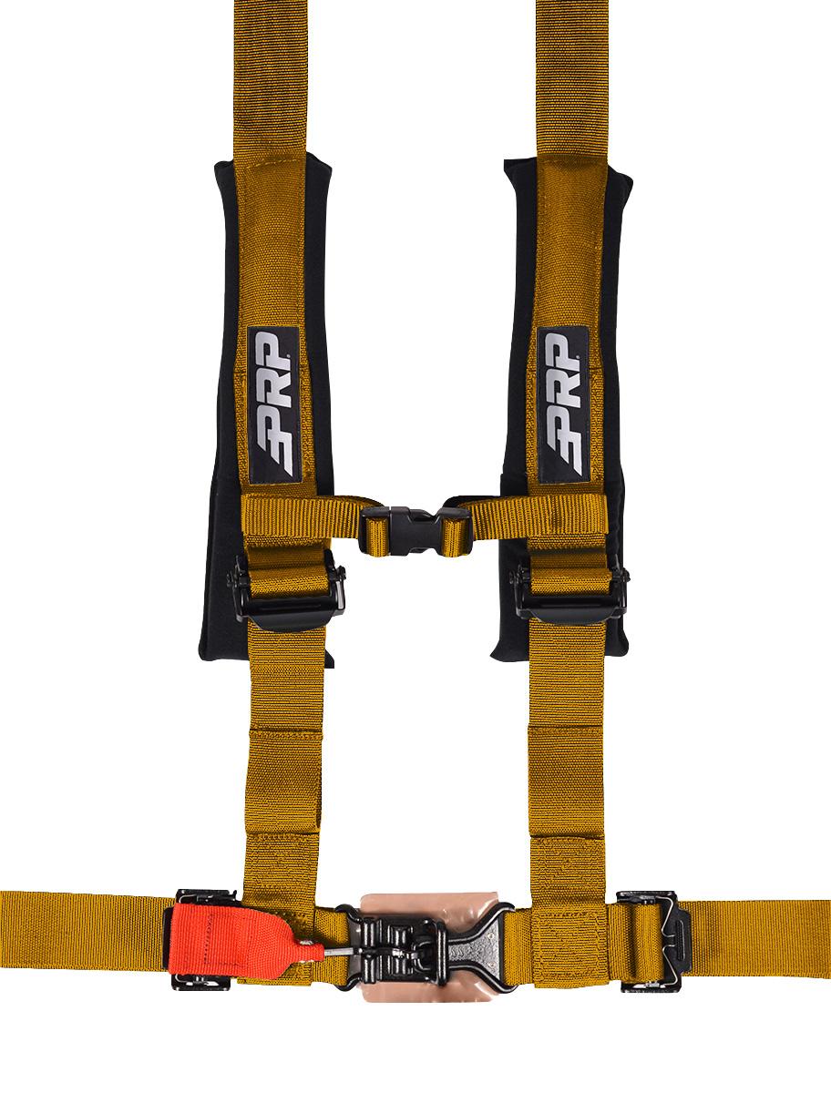 PRP Seats SB4.2LL-GO 4.2 Harness with Latch and Link Lap Belt, Gold