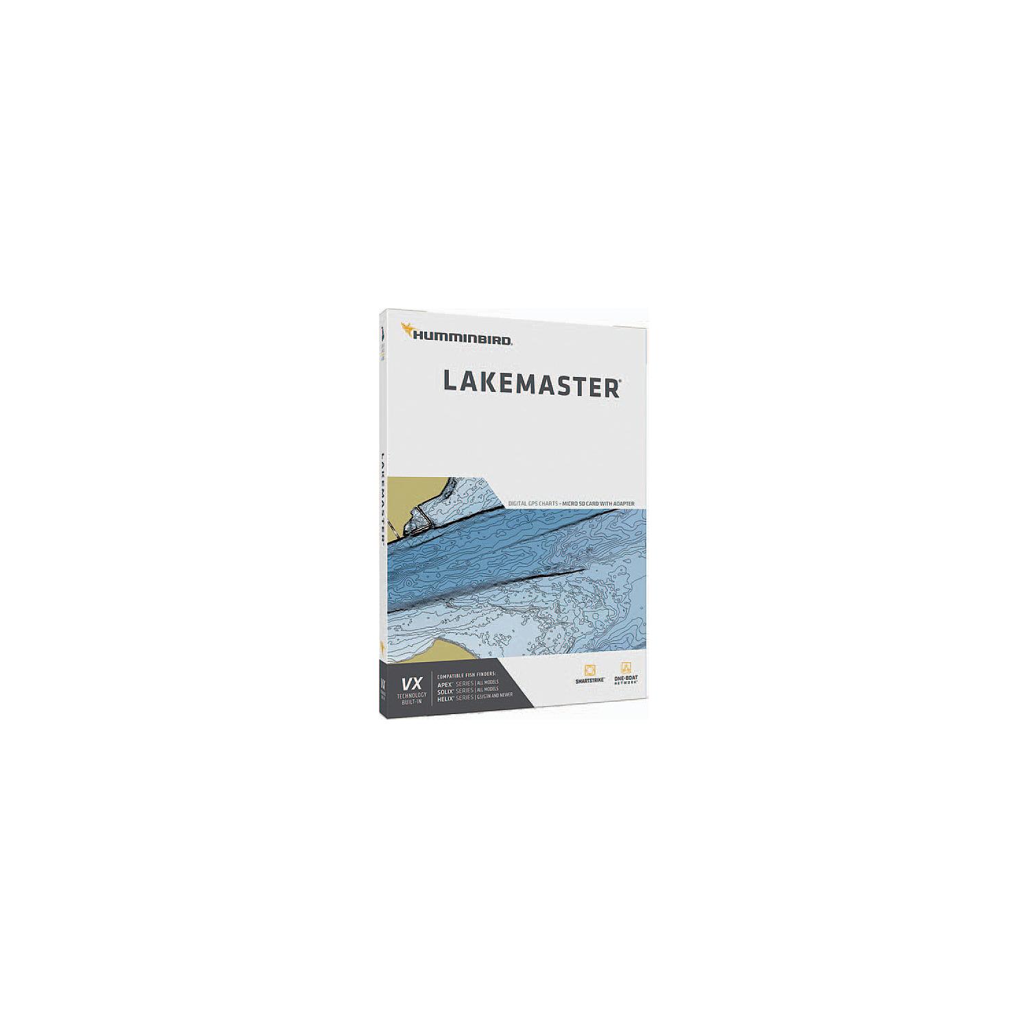 Humminbird 601006-1 LakeMaster Minnesota V1 GPS Map Card with VX Technology
