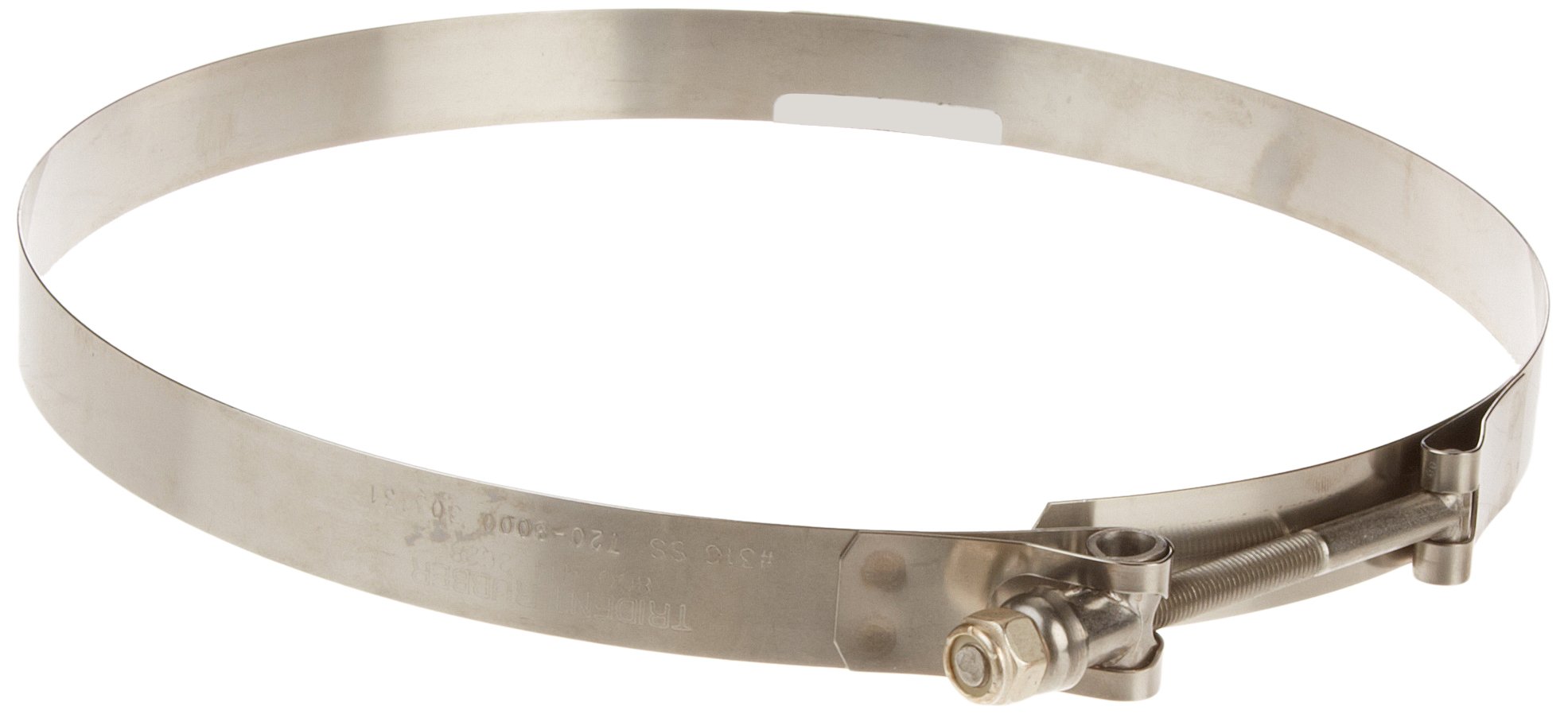 Trident Marine 720-8000 Stainless Steel T-Bolt Hose Clamp 3/4 Inch 8.30-8.87 Range